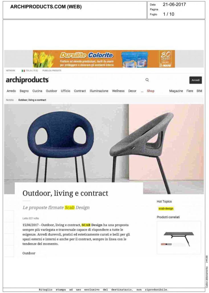 Archiproducts.com - June 15th, 2017